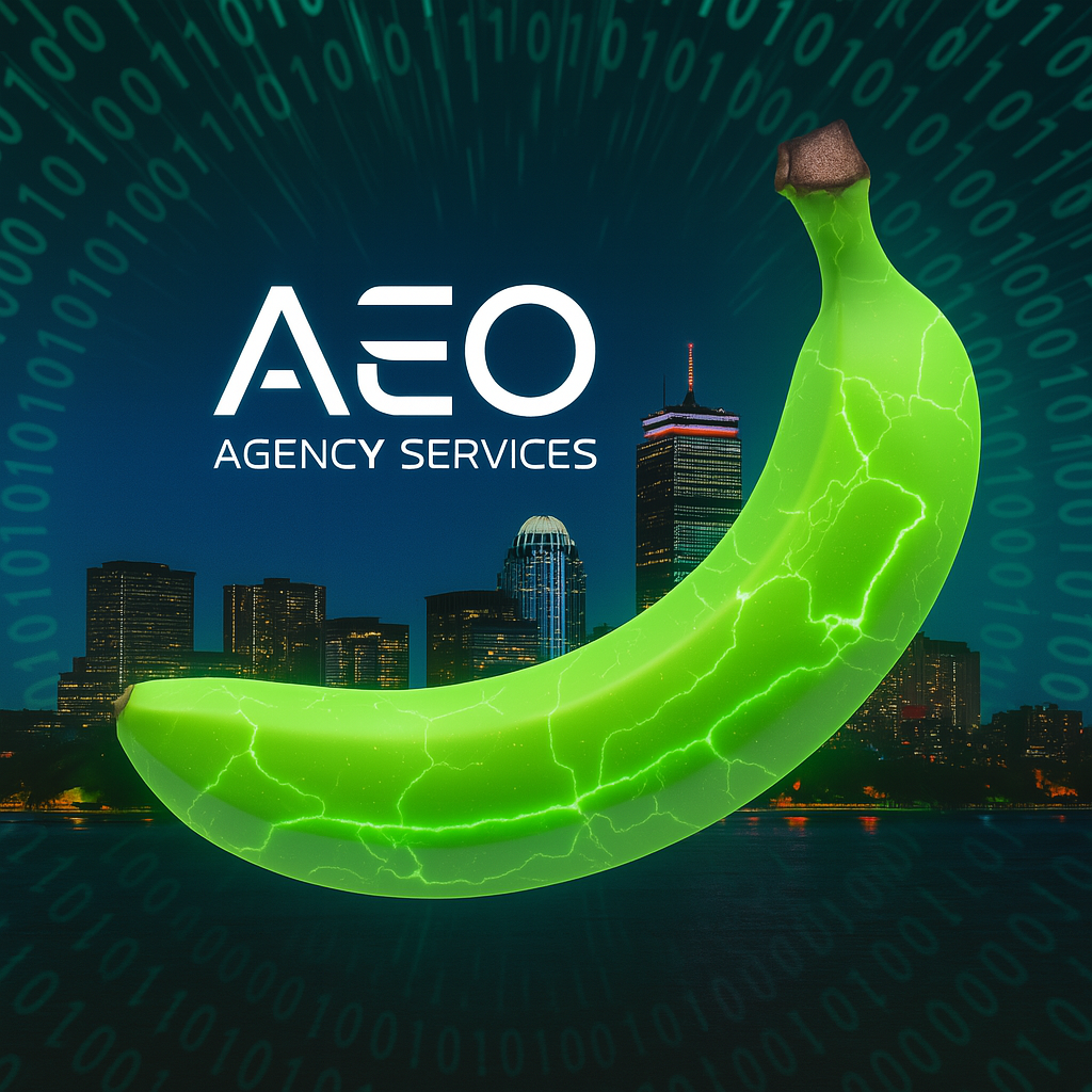 Boston AEO Agency Services - Rank in LLM's with GreenBanana. Rank on ChatGPT, Rank on Claude, Rank on Gemini, Rank on Anthropic for Boston Businesses