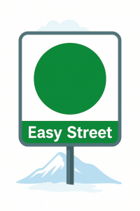 Easy Street Schema Mountain - Site-Wide Identity Schema Sign
