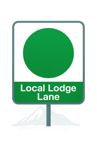 Local Lodge Lane Schema Mountain - Local Business Basics Schema Sign