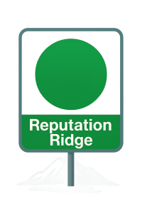 Reputation Ridge Schema Mountain - Reviews and Social Proof Schema Sign