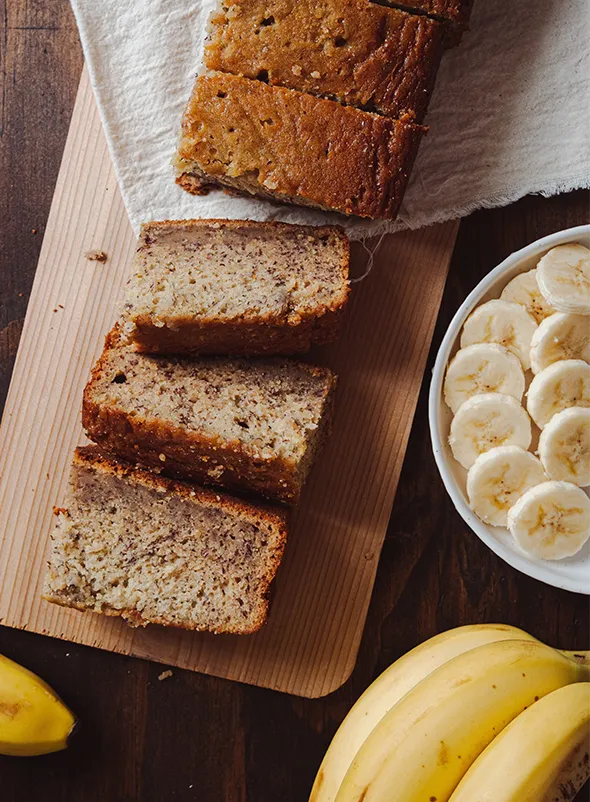 the soon to be famous secret GreenBananaSEO banana bread recipe