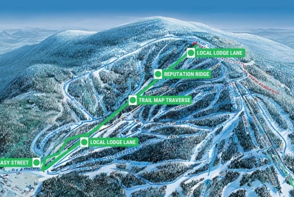 green circle beginner schema mountain trails