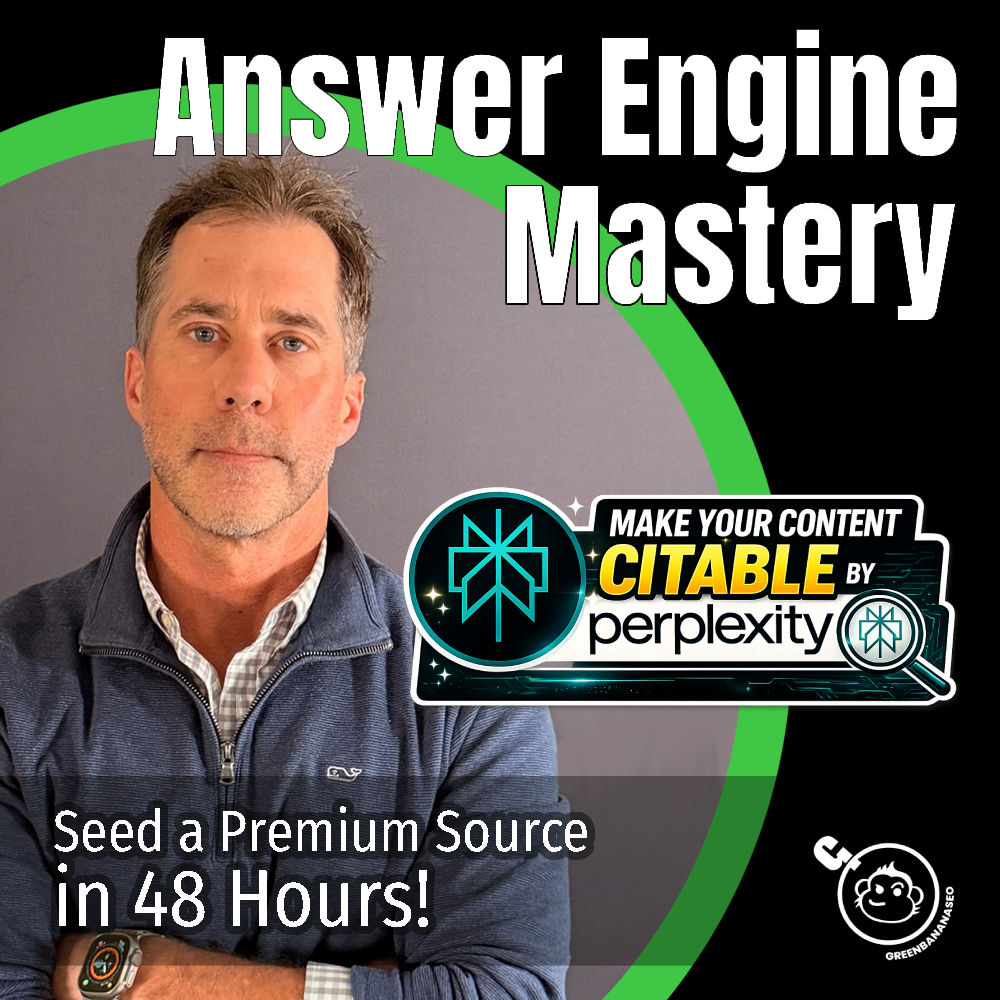 Visual representation of the Proof and Provenance Blocks for AI citation, with examples of sources and author information. Kevin Roy, CEO of Green Banana SEO, AEO Agency, Answer Engine Optimization