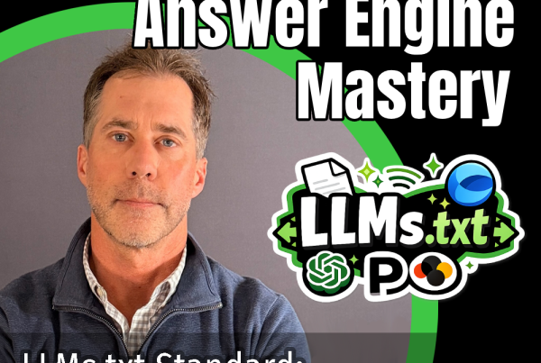 LLMs.txt Standard: How to Help AI Understand Your Site Faster - Video 34, by Kevin C. Roy of GreenBanana SEO and Digital Marketing Agency, Answer Engine Optimization Agency